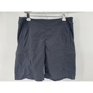 Mountain Hardwear Shorts Womens L Lightweight Outdoors Stretch Cargo  Black
